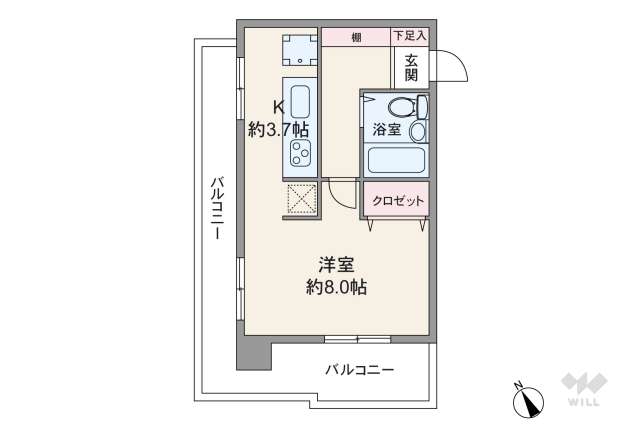 パラスト蒲田:間取り図面