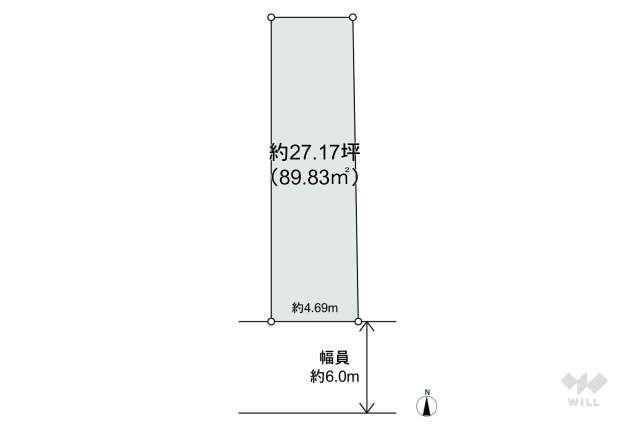 大阪市淀川区西中島3丁目 土地:間取り図面