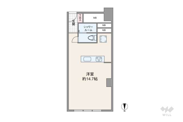 チサンマンション第8新大阪:間取り図面