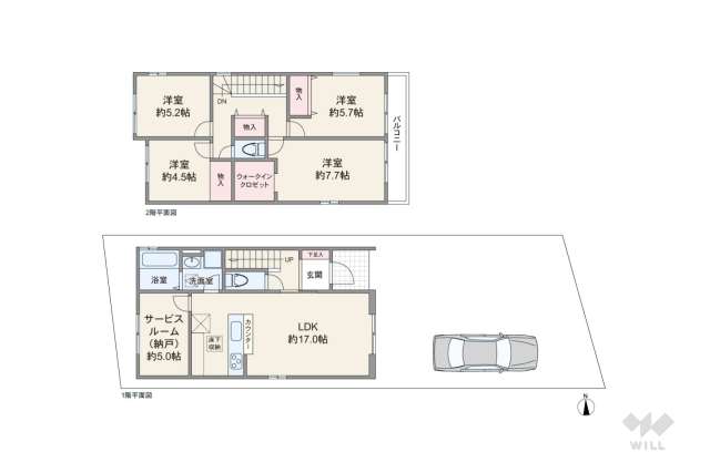 尼崎市東園田町1丁目 一戸建て:間取り図面