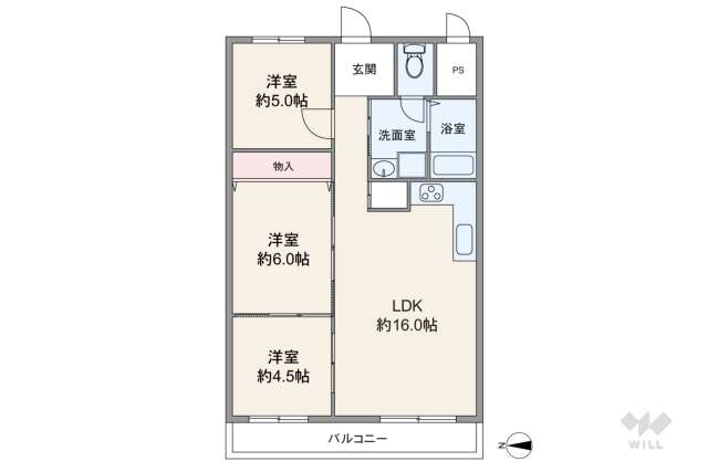 プライムハイツ新大阪:間取り図面
