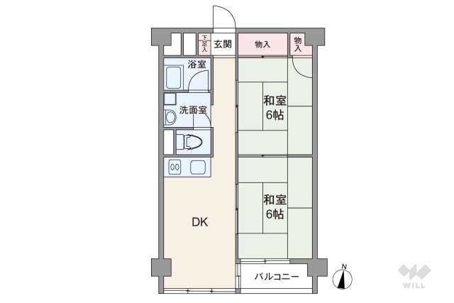 高砂サマリヤマンション:間取り図面