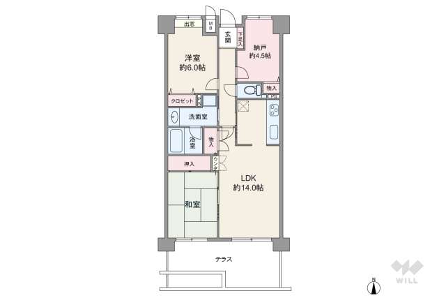 野村新瀬戸ヒルズ・ウィンザーズパーク:間取り図面