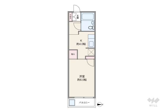 チサンマンション錦第2:間取り図面