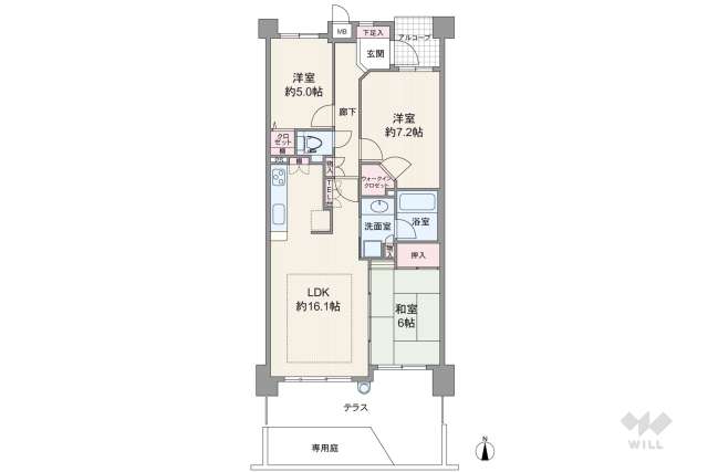 864235Rの間取り図