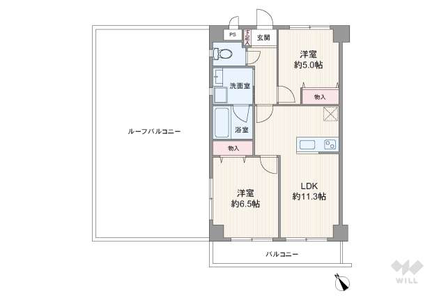 グレイス二子玉川:間取り図面