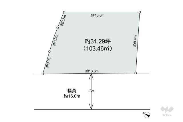 宝塚市泉町 土地:間取り図面