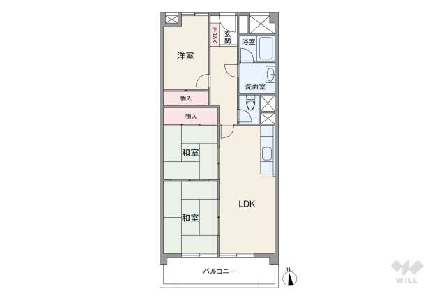 ドルフ目黒:間取り図面