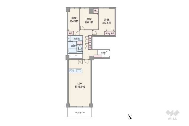 ガーデンハウス:間取り図面