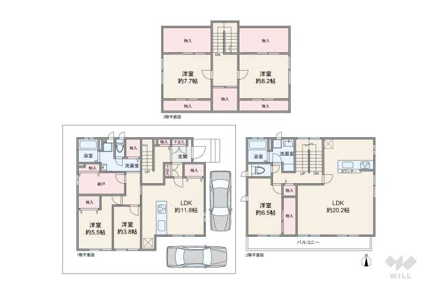 名古屋市南区曽池町1丁目 一戸建て:間取り図面