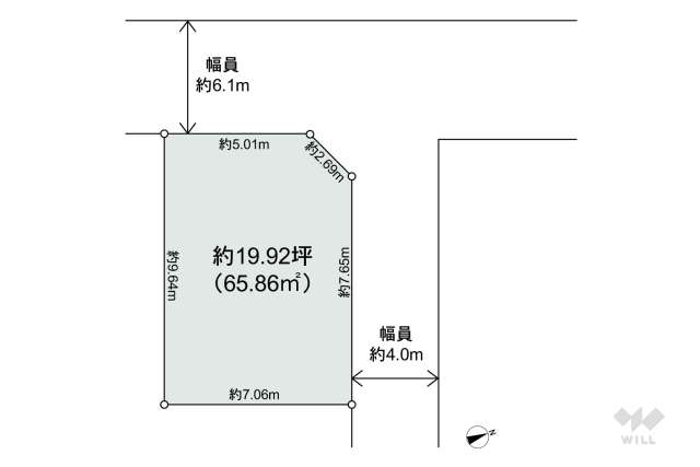 大田区南雪谷4丁目 土地:間取り図面