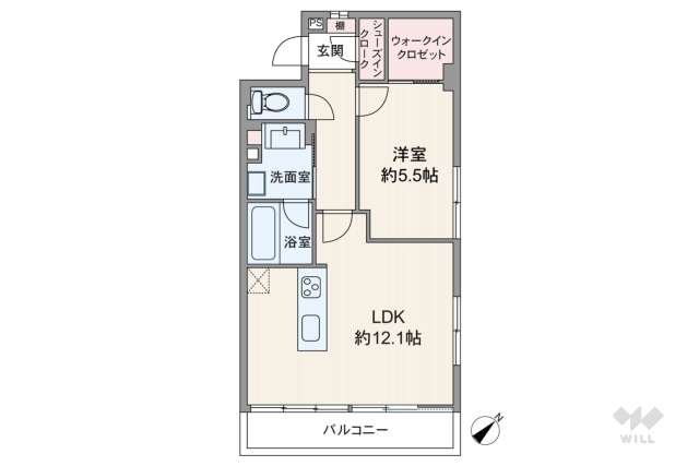 自由ヶ丘第五コーポ:間取り図面