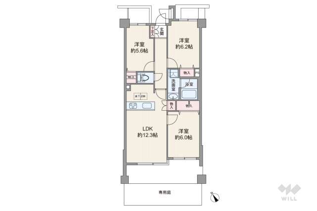 ライオンズガーデン尾山台:間取り図面