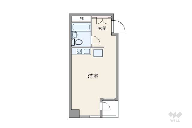 グランメール高田馬場:間取り図面