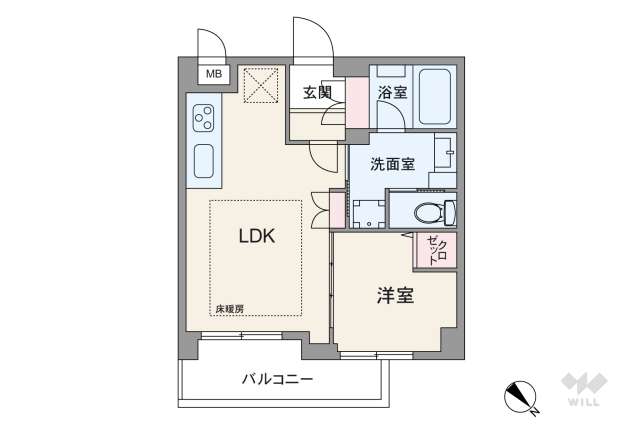 キスト原宿:間取り図面