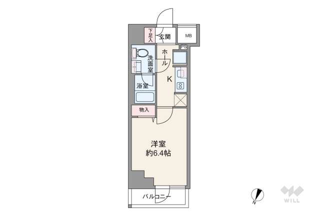 アゼスト四つ木:間取り図面