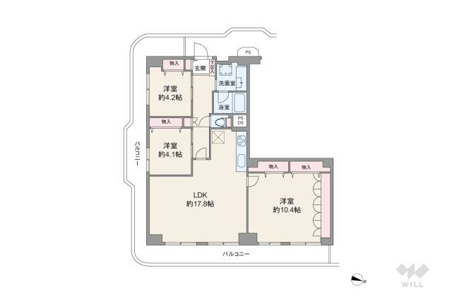 メイツ桜新町:間取り図面