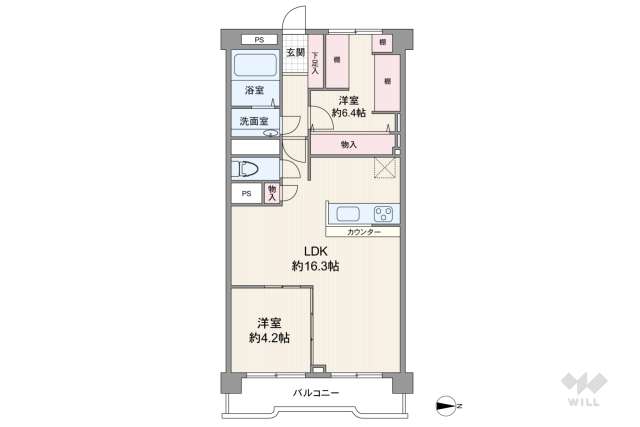 第2北烏山ヒミコマンション:間取り図面