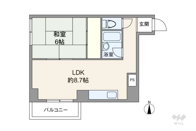 モナーク三軒茶屋:間取り図面
