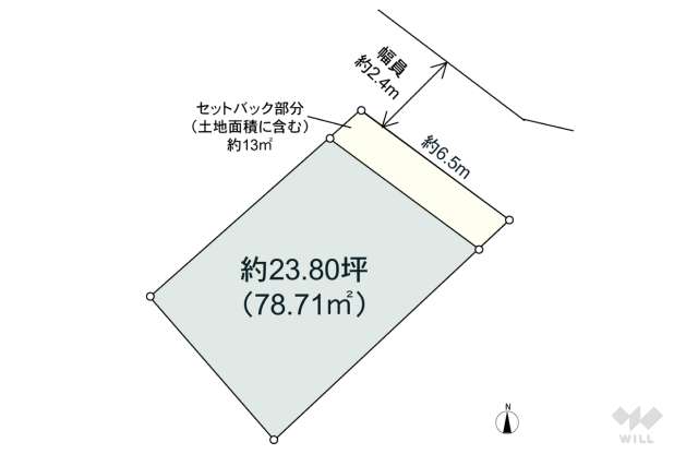 尼崎市塚口本町3丁目 土地:間取り図面