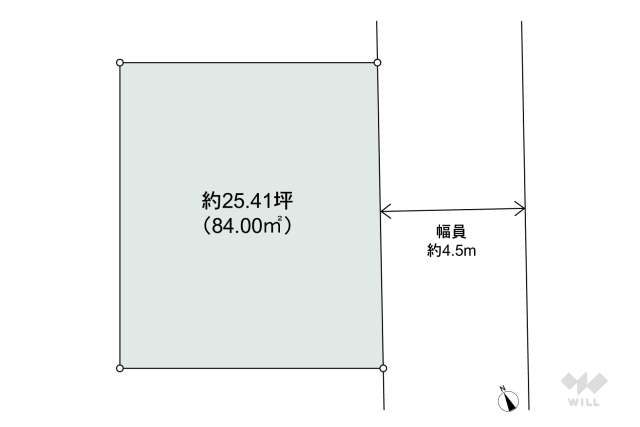 世田谷区野沢4丁目 土地:間取り図面