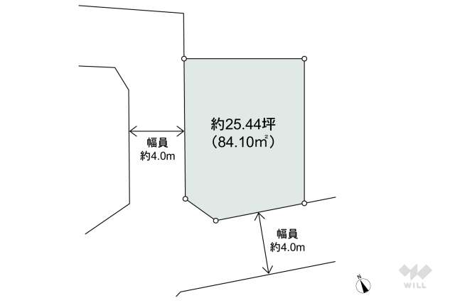 世田谷区野沢4丁目 土地:間取り図面