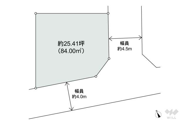 世田谷区野沢4丁目 土地:間取り図面