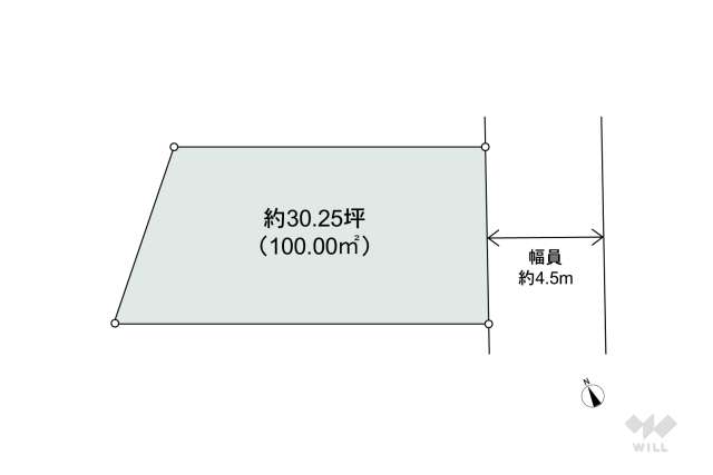 世田谷区野沢4丁目 土地:間取り図面