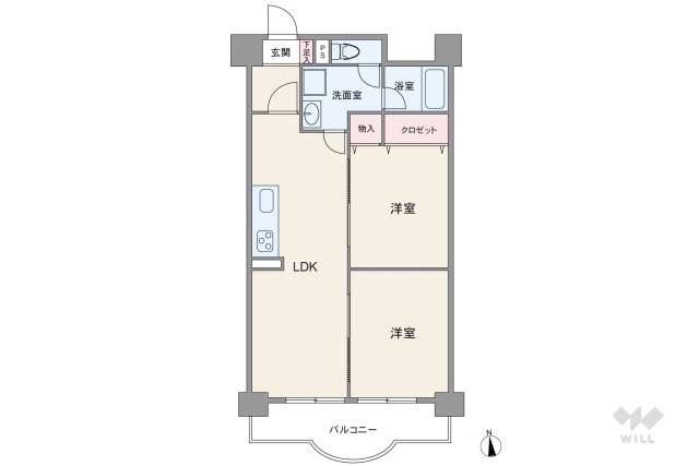 上前津中央マンション:間取り図面