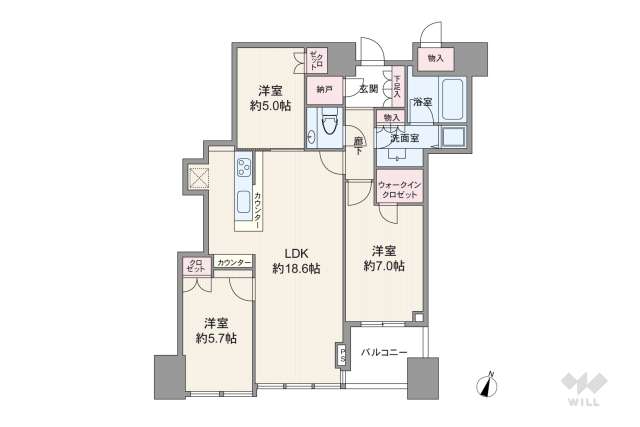 大崎ウエストシティタワーズE棟:間取り図面