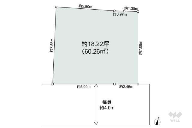 大田区大森東2丁目 土地:間取り図面