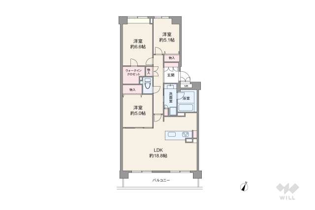 ステイツ岡本甲南山手:間取り図面