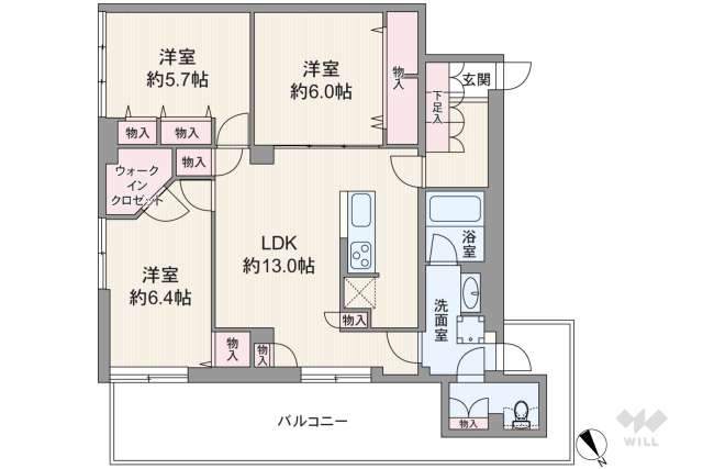 コーポ日野:間取り図面