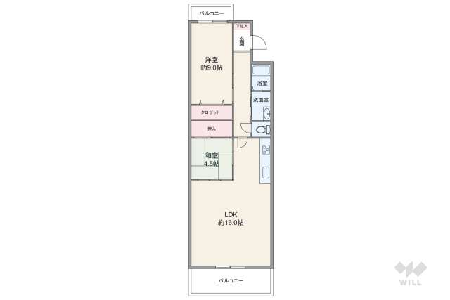 メゾンローズ塚口:間取り図面