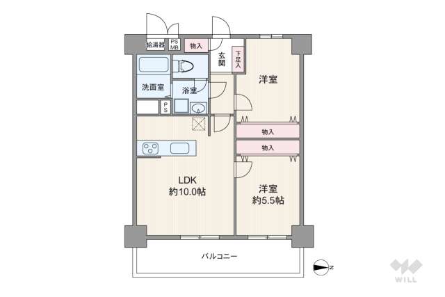 新大阪スカイハイツ:間取り図面