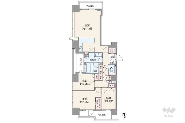 ライオンズタワー目黒川:間取り図面