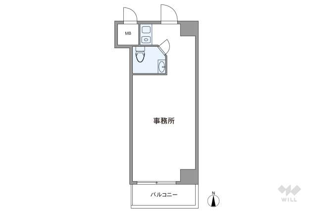 ビジネスヴィップ第２新大阪:間取り図面