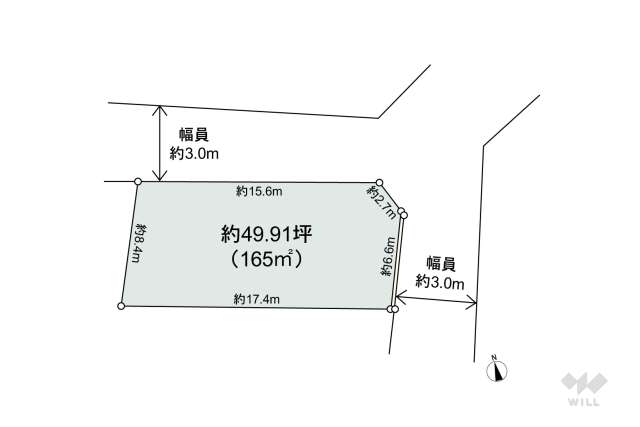 春日井市高蔵寺町3丁目 土地:間取り図面