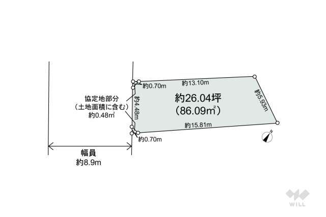 名古屋市中村区中村本町5丁目 土地:間取り図面