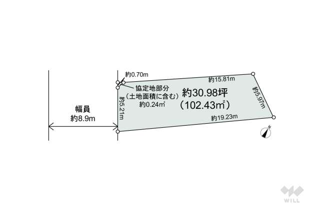 名古屋市中村区中村本町5丁目 土地:間取り図面