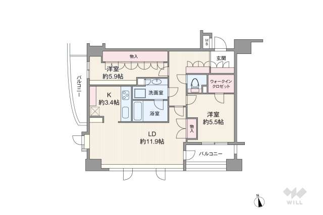 代官山デュープレックス:間取り図面