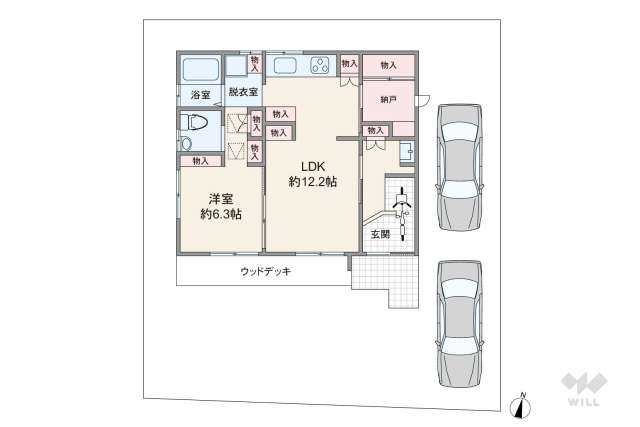 名古屋市守山区大字上志段味字東谷 一戸建て:間取り図面