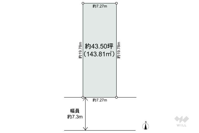 名古屋市西区江向町4丁目 土地:間取り図面