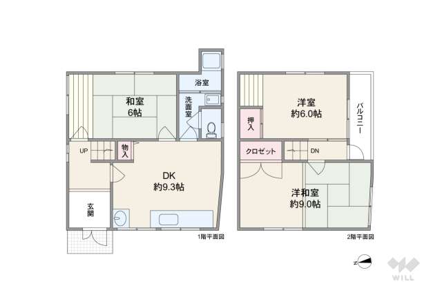 尼崎市西本町8丁目 一戸建て:間取り図面
