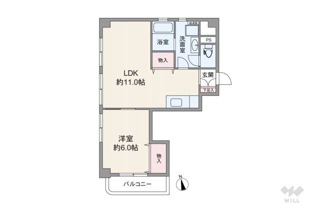 シンエイマンション蔵前:間取り図面