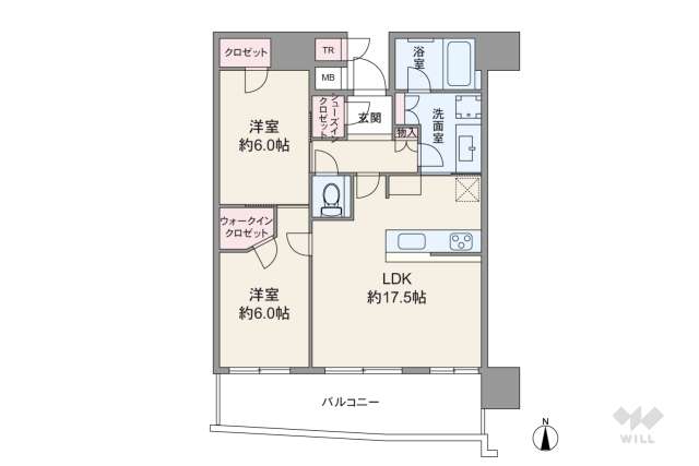 パークタワー晴海:間取り図面