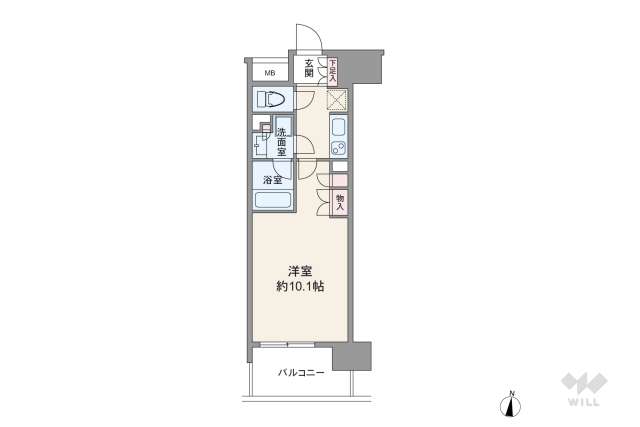 オープンレジデンシア泉:間取り図面