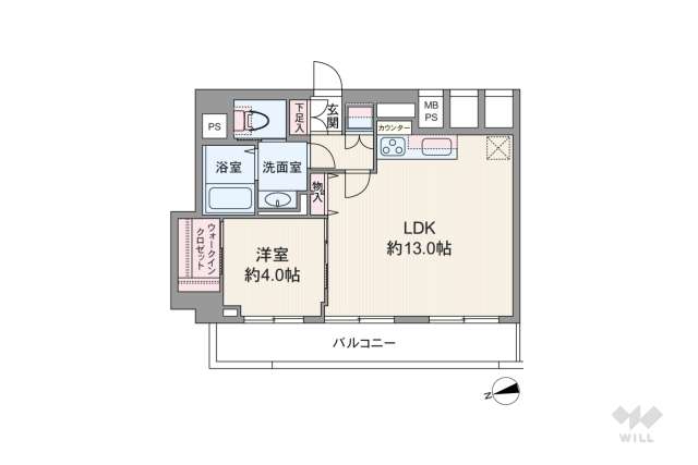 ハイホーム目黒:間取り図面