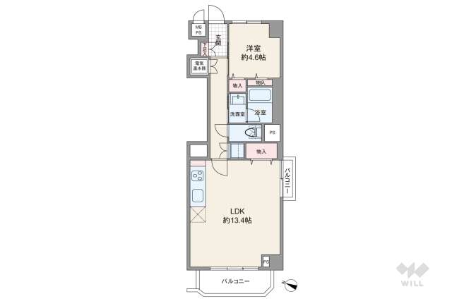 ニックハイム中目黒:間取り図面