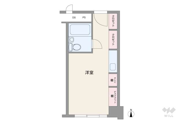 東カン名古屋キャステール:間取り図面